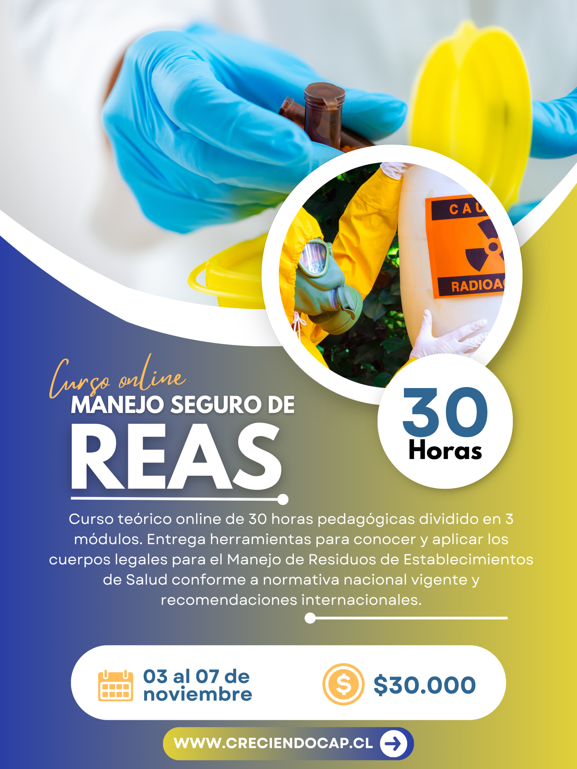 ONLINE - Manejo seguro de REAS - 03 de noviembre 2025