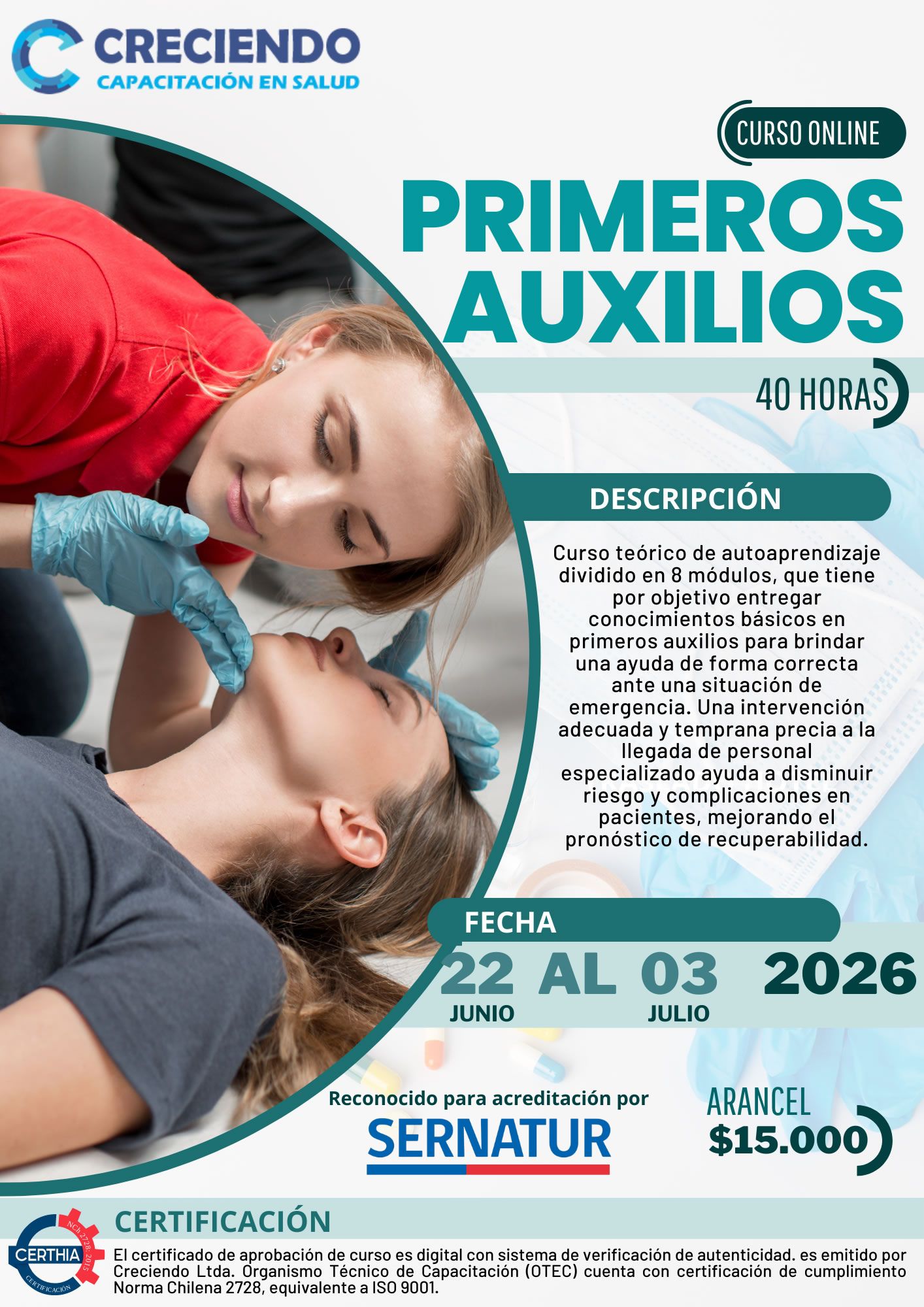 Curso primeros auxilios
