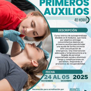 Curso online de primeros auxilios.