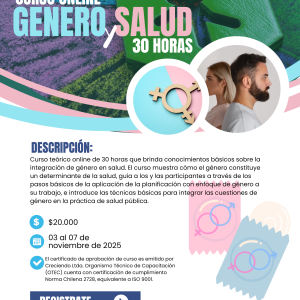 CURSO ONLINE - Género y salud - 03 de noviembre 2025