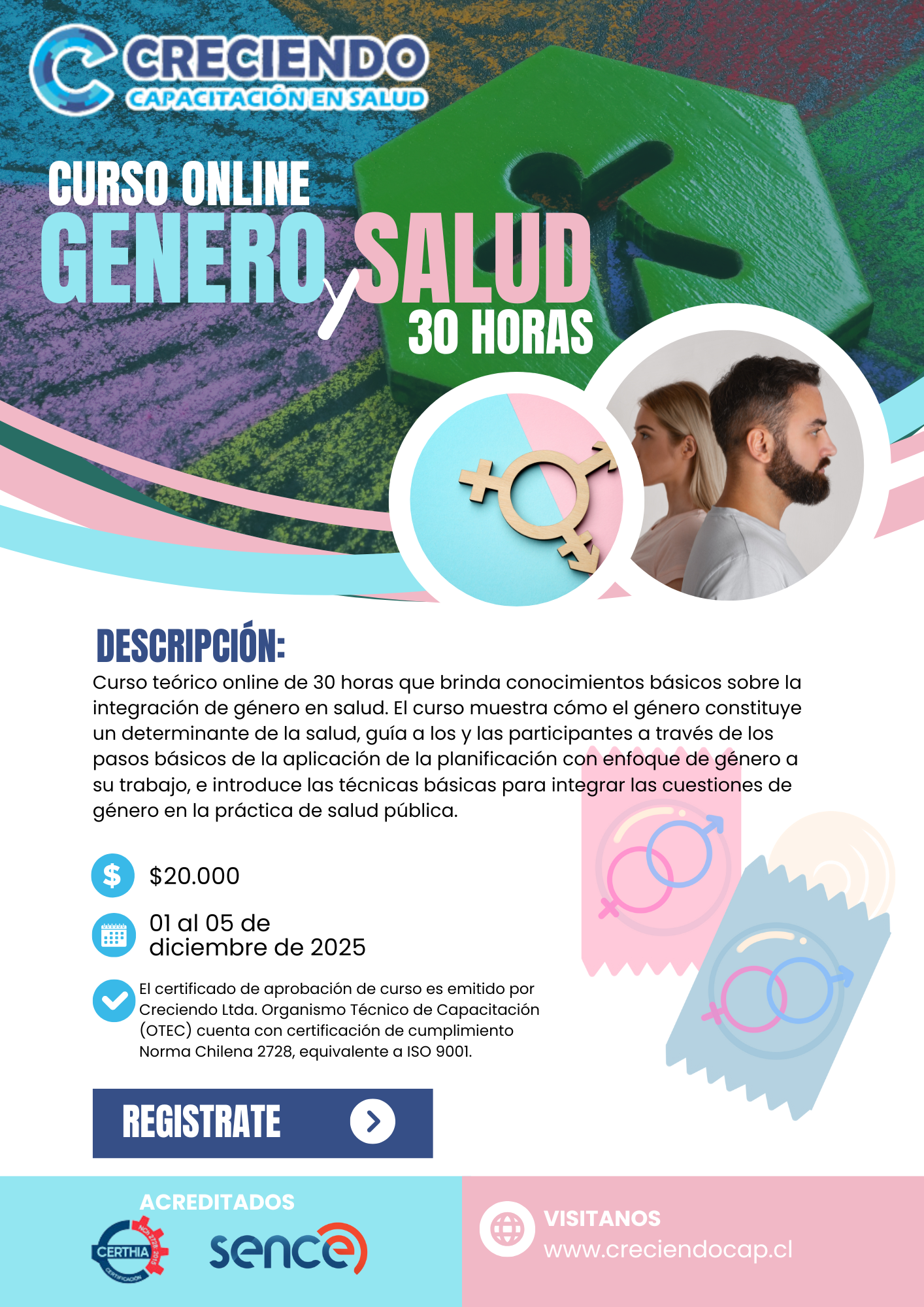 CURSO ONLINE - Género y salud - 01 de diciembre 2025