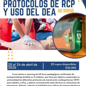 Protocolos de RCP y uso del DEA