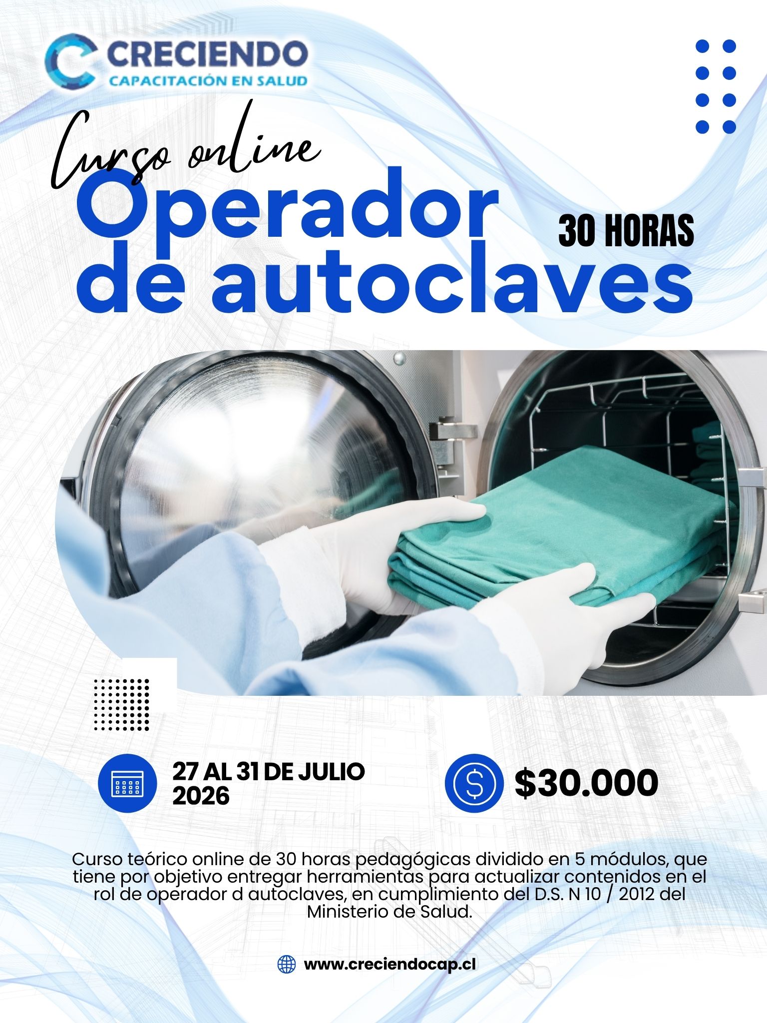 Curso Operador de Autoclaves online