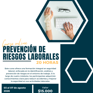 [ONLINE] - Prevención de riesgos laborales