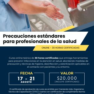 Precauciones estándares para profesionales de la salud
