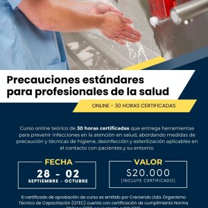 Precauciones estándares para profesionales de la salud