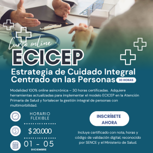 [NUEVO] CURSO ONLINE - ECICEP, Estrategia de Cuidado Integral Centrado en las Personas - 01 de diciembre 2025
