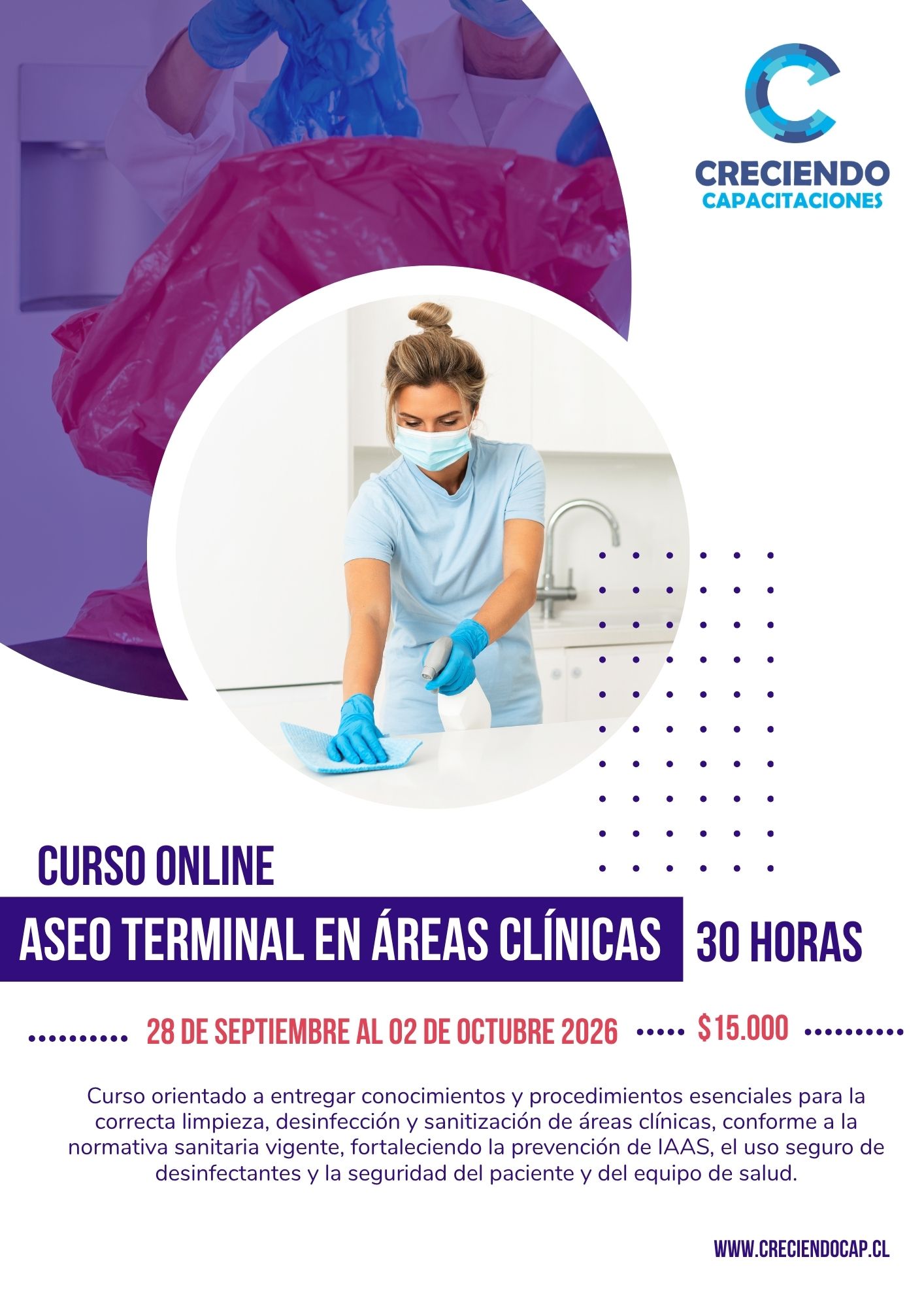 Aseo terminal: Curso Online de Cuidado Integral y Descuento