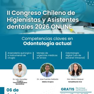 II Congreso Chileno de Higienistas y Asistentes dentales 2026 ONLINE