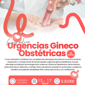 Nuevo Curso:  Urgencias Gineco Obstétricas