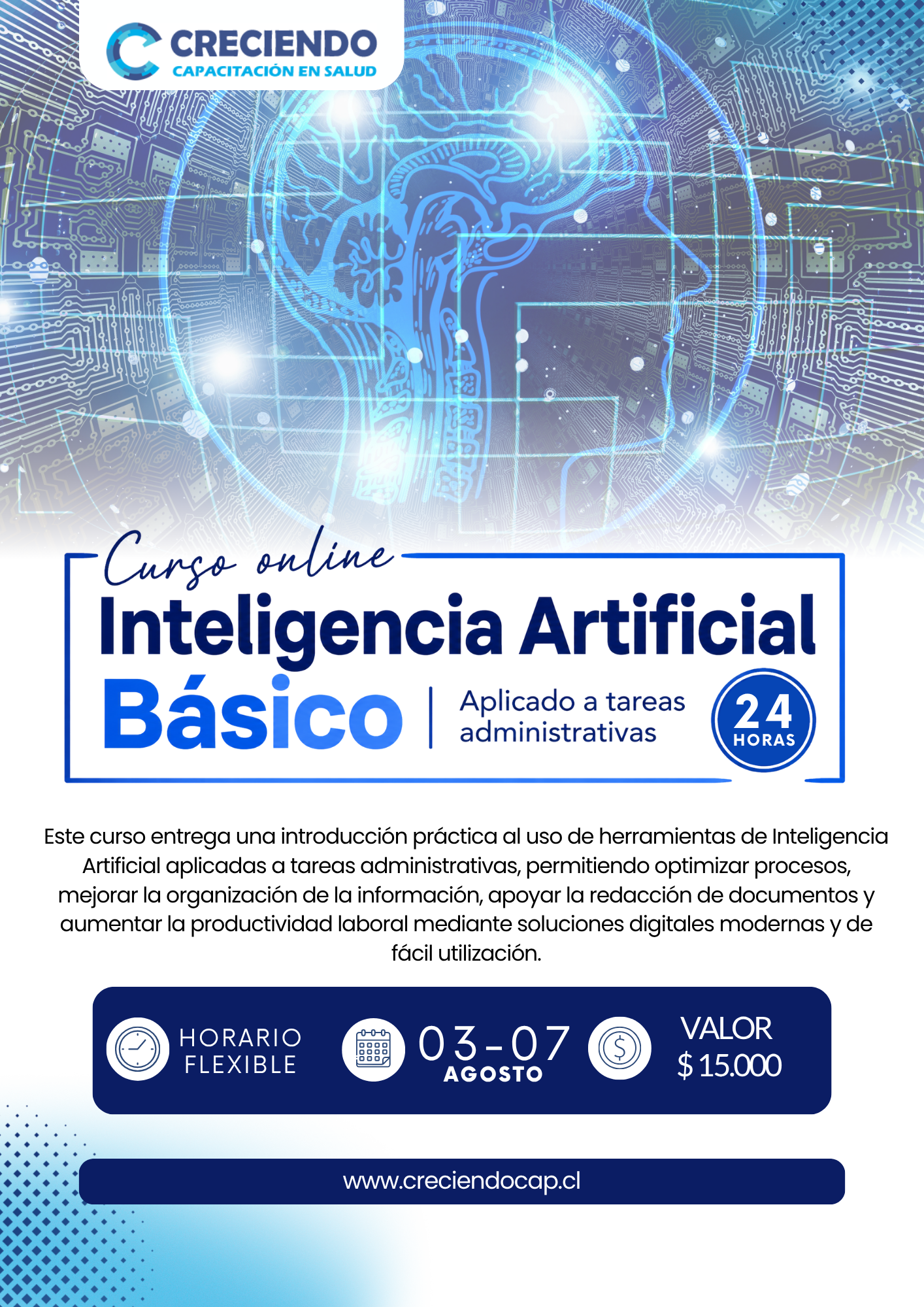 Nuevo Curso: Inteligencia Artificial Básico Aplicado a Tareas Administrativas