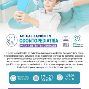 Actualización en Odontopediatría para Asistentes Dentales