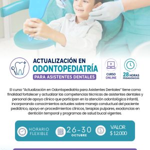 Actualización en Odontopediatría para Asistentes Dentales