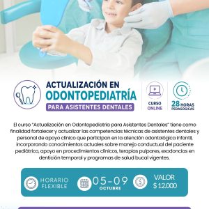 Actualización en Odontopediatría para Asistentes Dentales