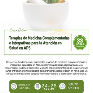 curso terapias complementarias APS