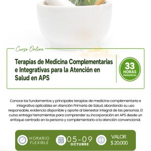curso terapias complementarias APS